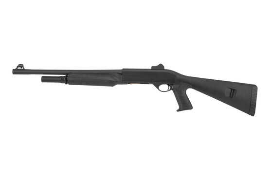Benelli M2 12 gauge shotgun features an 18.5 inch barrel